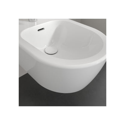 Суспендирано биде Villeroy&Boch Skyla с лъскаво бяло покритие