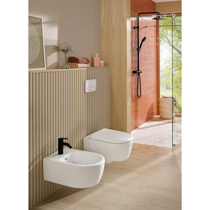Суспендирано биде Villeroy&Boch Skyla с матово бяло покритие - Stone White CeramicPlus