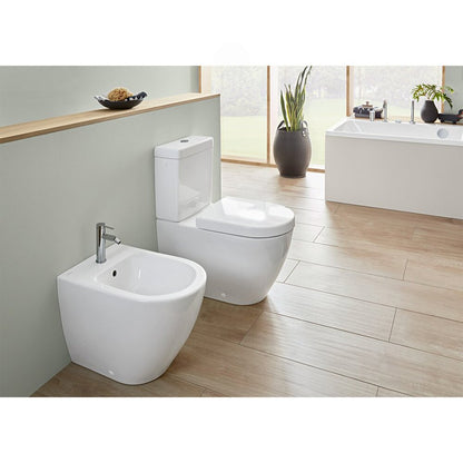 Суспендирано биде Villeroy&Boch Subway 2.0 с бял завършек Alpin CeramicPlus