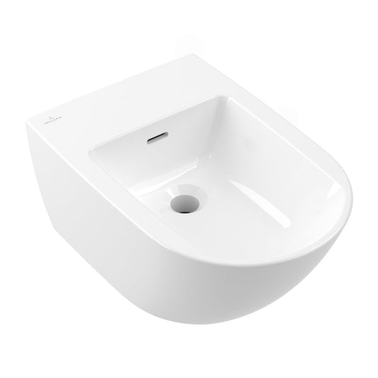 Суспендирано биде Villeroy&Boch Subway 3.0 с бял завършек Alpin CeramicPlus