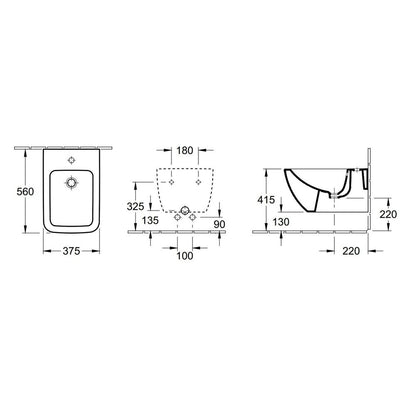 Villeroy&Boch Venticello Wall-Hung Bidet