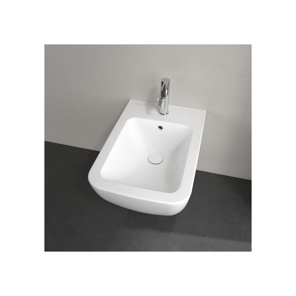 Суспендирано биде Villeroy&Boch Venticello с бял Alpin CeramicPlus финиш