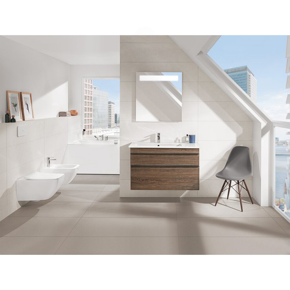 Суспендирано биде Villeroy&Boch Venticello с бял Alpin CeramicPlus финиш