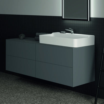 Керамичен плот за мивка Ideal Standard Atelier Conca 160 см, светло сив финиш