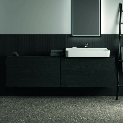 Ideal Standard Atelier Conca Ceramic Washbasin Top Black Marble Finish 200 cm