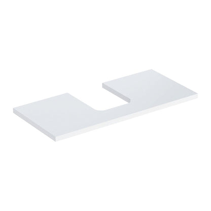 Geberit One Washbasin Top with Center Cutout 105 cm Glossy White
