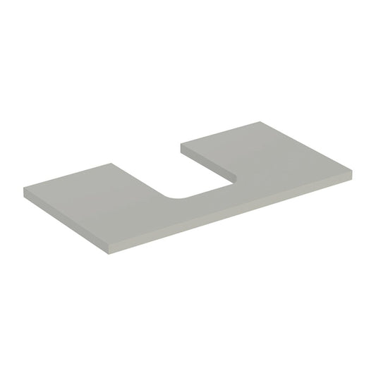 Geberit One Washbasin Top with Center Cutout 75 cm Matte Greige