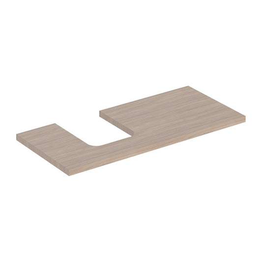 Geberit One Washbasin Top with Left Cutout 105 cm Beech Oak