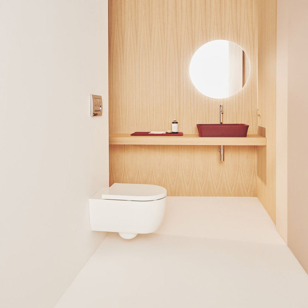 Блат за умивалник Ideal Standard Atelier Conca без изрязване, финал дъб светъл 240 см