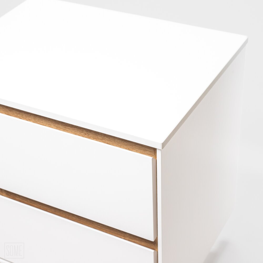 Плот за мивка Rune Skiva от композит 80 cm бял финиш