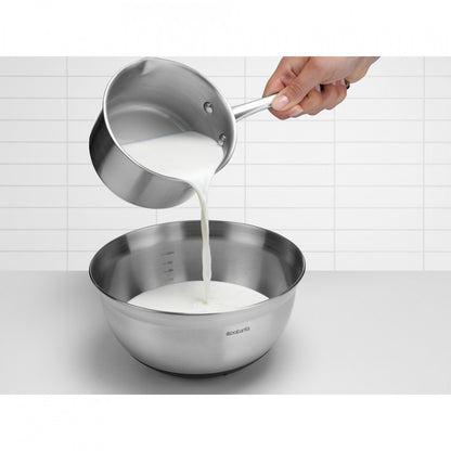 Смесителна купа Brabantia Profile 1.6L, Матова стомана / Черно 646897