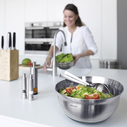 Купа за смесване Brabantia Profile 3L, Матова стомана / Черно 646898