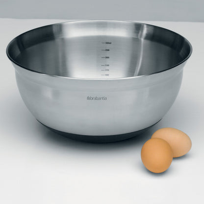 Купа за смесване Brabantia Profile 3L, Матова стомана / Черно 646898