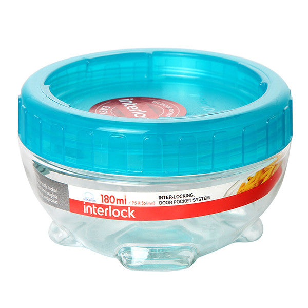 Буркан Lock & Lock Interlock INL305B, 180 ml, verde petrol 107303