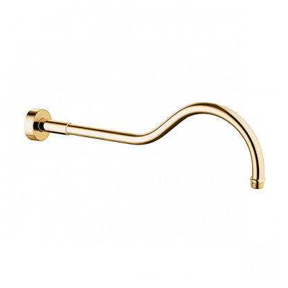 Polished Gold Shower Arm Kludi Adlon 41.5 cm