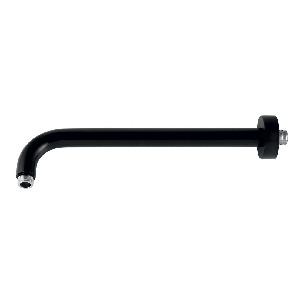 Ferro 35 cm Black Wall-Mounted Shower Arm