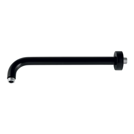 Ferro 35 cm Black Wall-Mounted Shower Arm