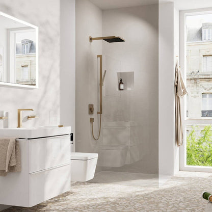 Брат за душ Hansgrohe E39 бронз периат правоъгълна форма