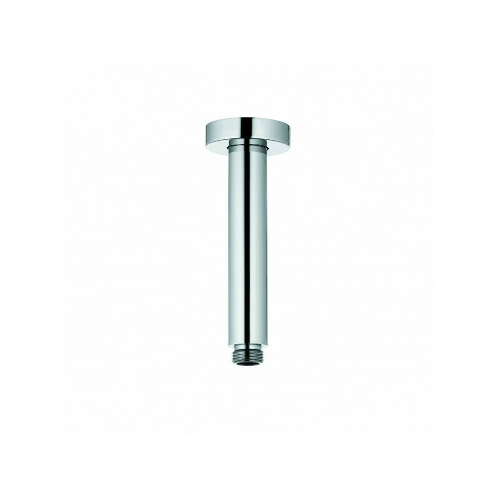 Kludi A-QA 15 cm Chrome Vertical Shower Arm with Round Cover