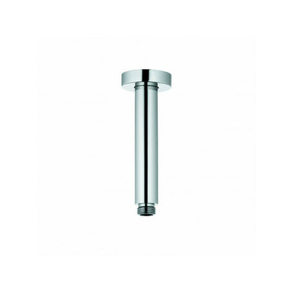 Kludi A-QA 15 cm Chrome Vertical Shower Arm with Round Cover