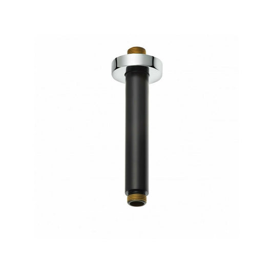 Kludi A-QA Matte Black Vertical Shower Arm
