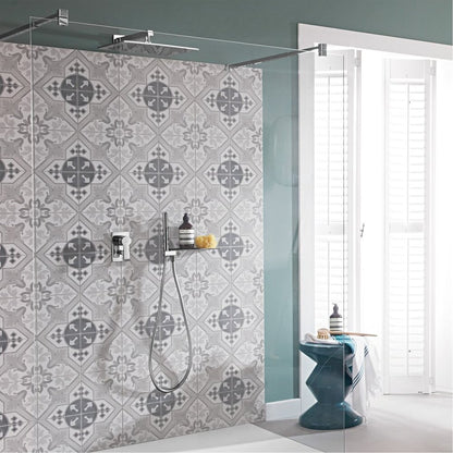 Рамка за душ Villeroy&Boch Universal 40 cm квадратен профил хром гланц