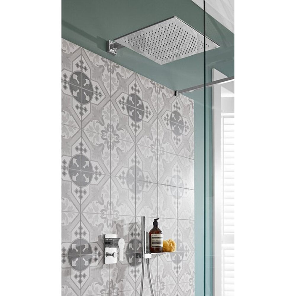 Рамка за душ Villeroy&Boch Universal 40 cm квадратен профил хром гланц
