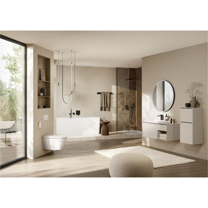 Брат за душ Villeroy&Boch Universal 40 cm квадратен профил черен мат