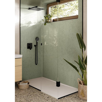 Брат за душ Villeroy&Boch Universal 40 cm квадратен профил черен мат