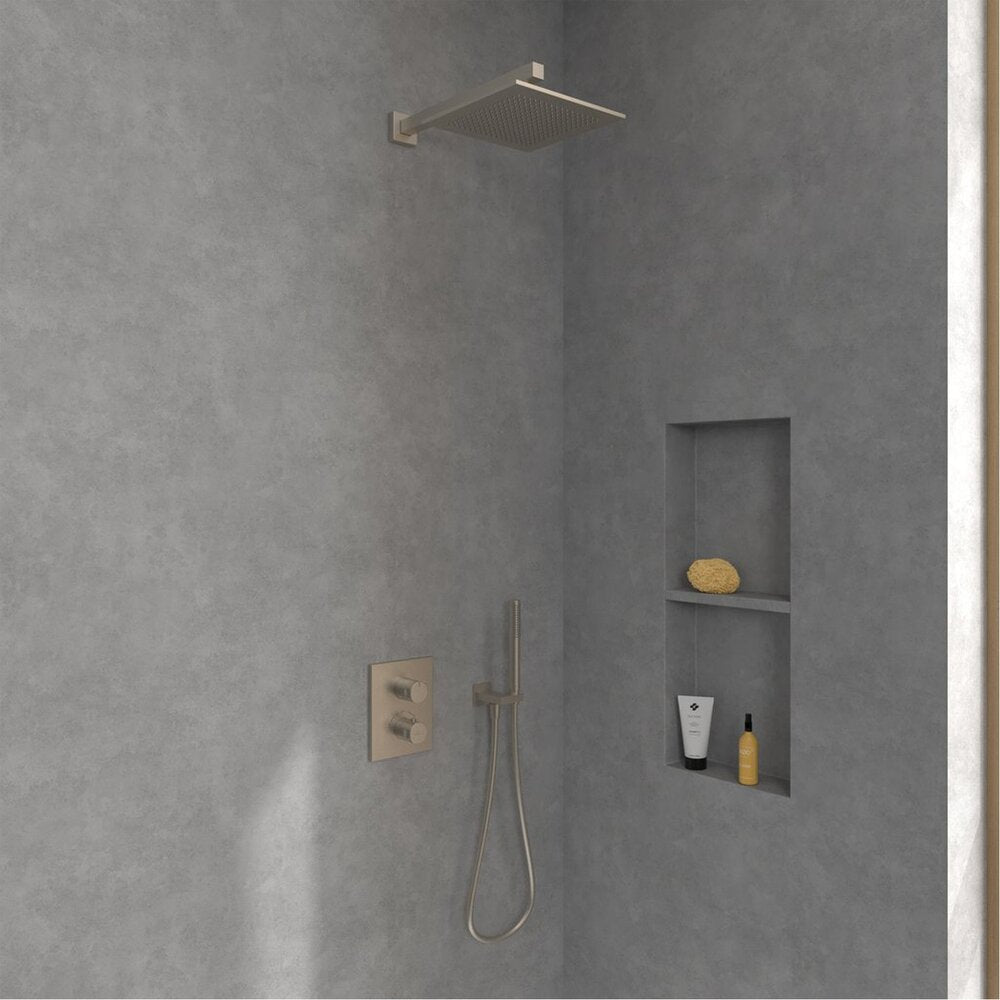 Ръкохватка за душ Villeroy&Boch Universal 40 cm квадратен профил никел мат