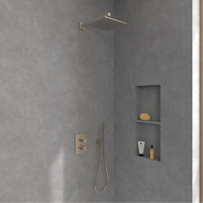 Ръкохватка за душ Villeroy&Boch Universal 40 cm квадратен профил никел мат