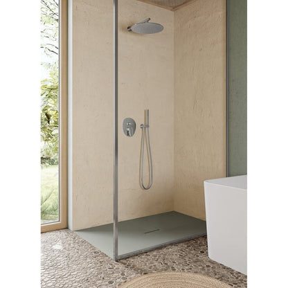 Рамка за душ Villeroy&Boch Universal 40 cm профил кръг хром гланц