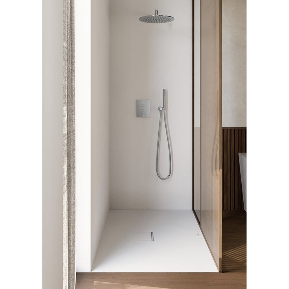 Рамка за душ Villeroy&Boch Universal 40 cm профил кръг хром гланц