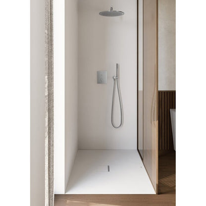 Рамка за душ Villeroy&Boch Universal 40 cm профил кръг хром гланц