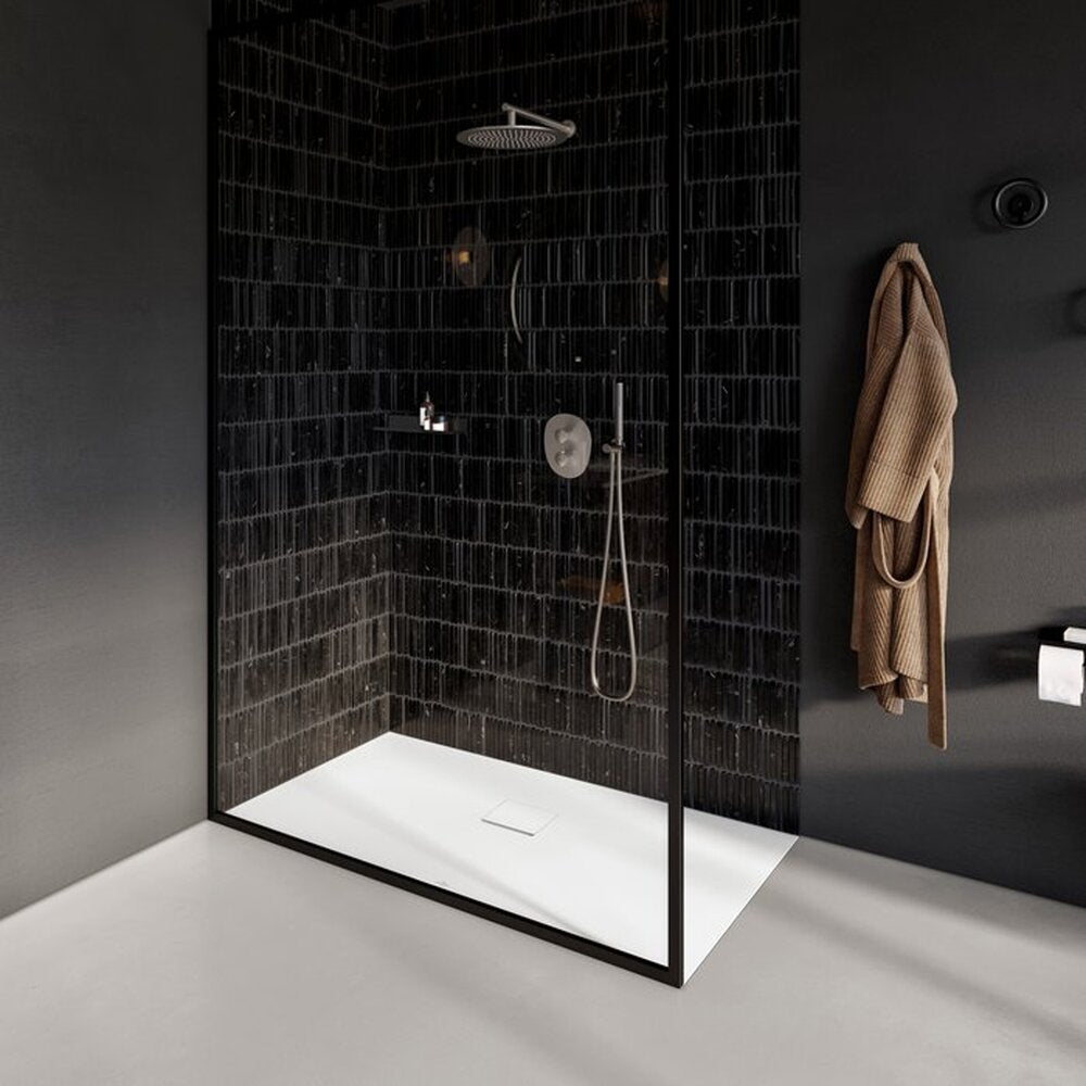 Рамка за душ Villeroy&Boch Universal 40 cm профил кръгъл никел мат