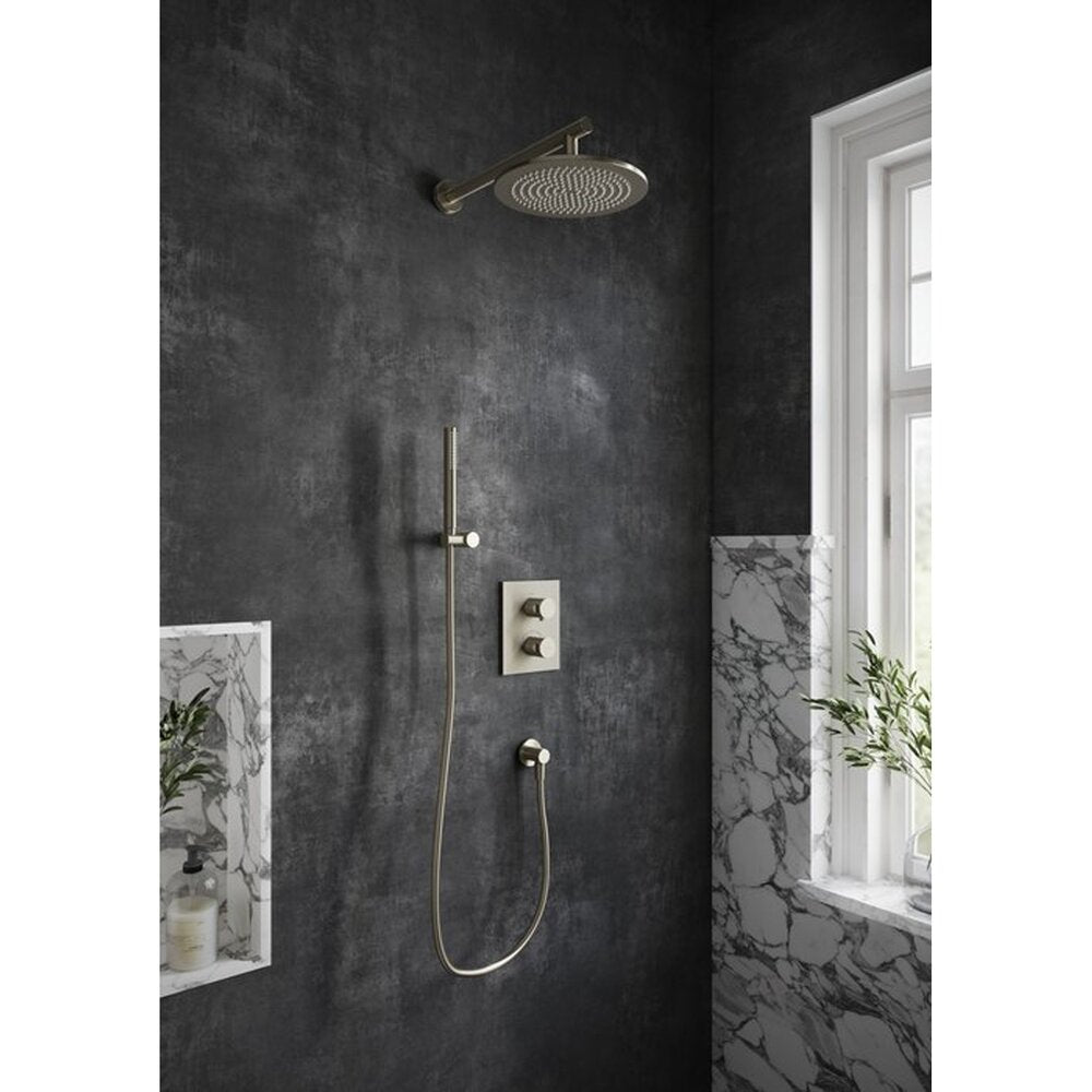 Рамка за душ Villeroy&Boch Universal 40 cm профил кръгъл никел мат