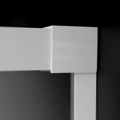 Правоъгълна душ кабина с плъзгаща се врата Radaway Idea KDJ 120x70 cm матово-прозрачно бяло ляво