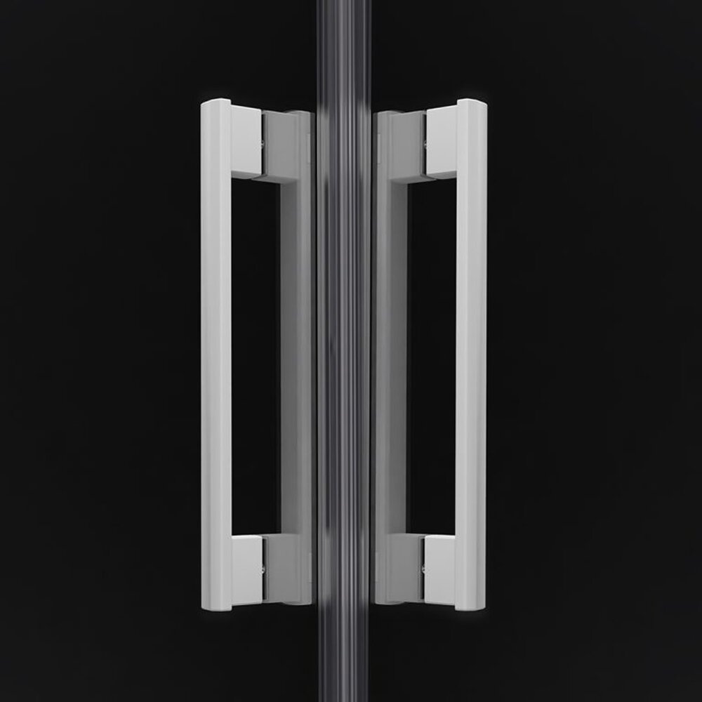 Правоъгълна душ кабина с плъзгаща се врата Radaway Idea KDJ 120x70 cm матово-прозрачно бяло ляво