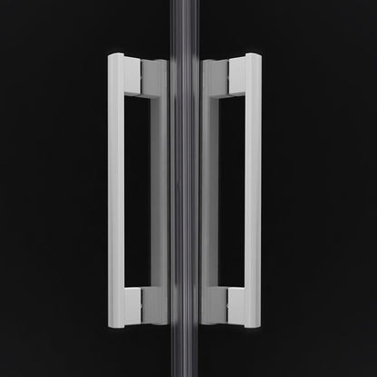 Правоъгълна душ кабина с плъзгаща се врата Radaway Idea KDJ 120x70 cm матово-прозрачно бяло ляво