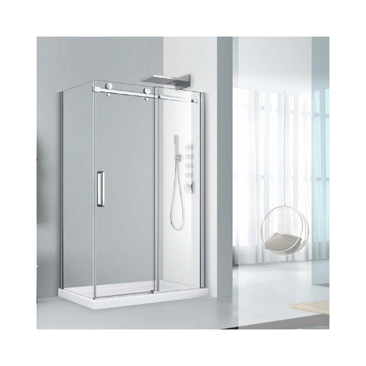 Rectangular Shower Cabin with Sliding Door Fluminia Paloma 120x90