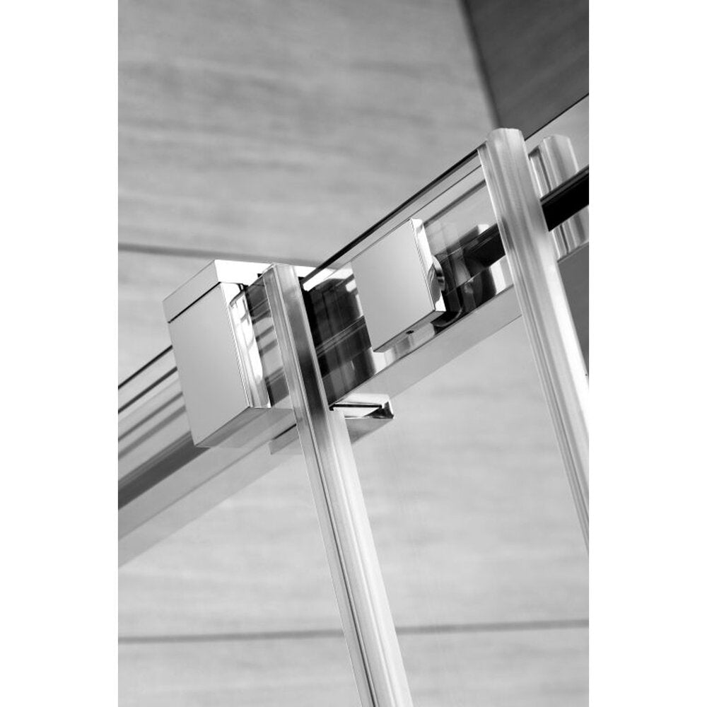 Правоъгълна душ кабина с плъзгащи се врати Radaway Espera KDJ 120x80 cm профил хром гланц ляво