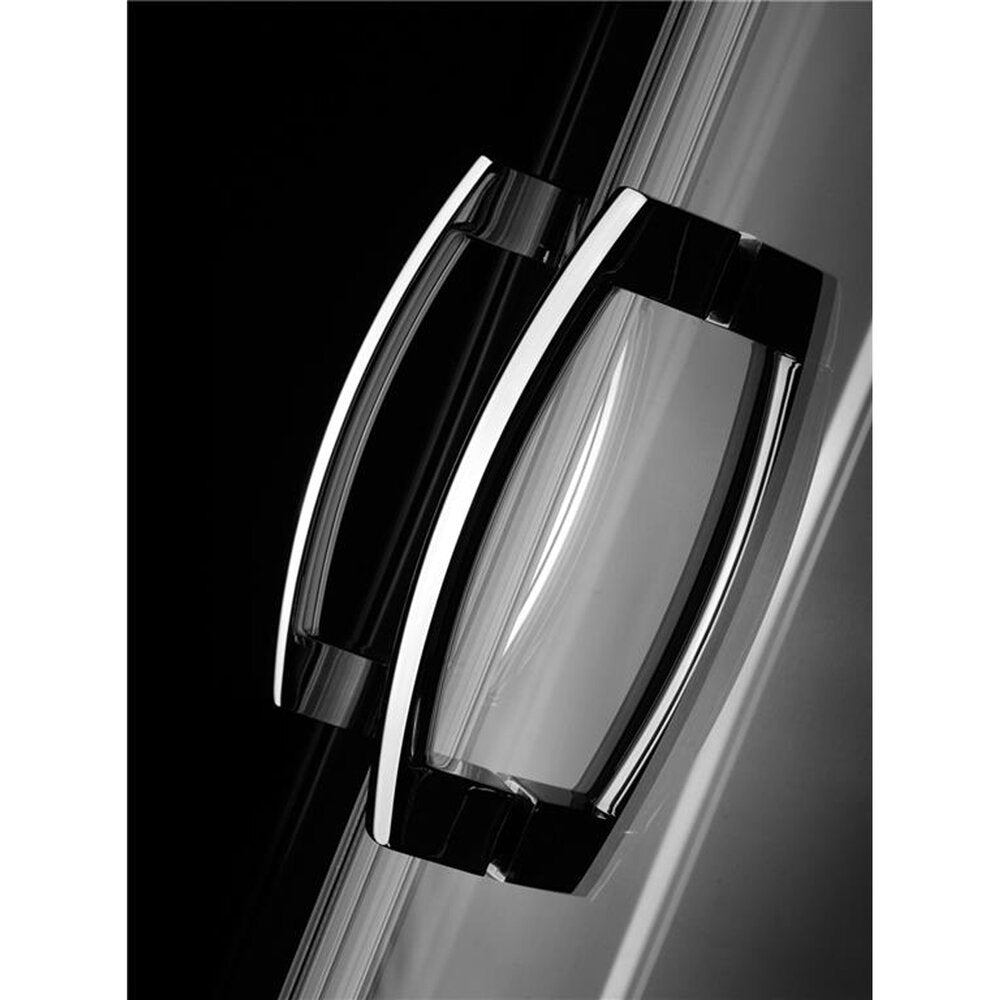 Правоъгълна душ кабина с плъзгащи се врати Radaway Premium Plus D 100x80 cm хромирана рамка