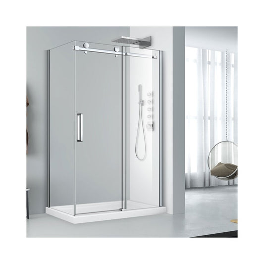 Rectangular Shower Cabin with Sliding Door Fluminia Paloma 100x80