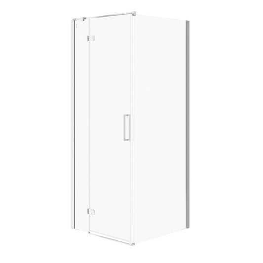 Cersanit Jota Square Shower Cabin with Left Hinged Door 80x80 Chrome