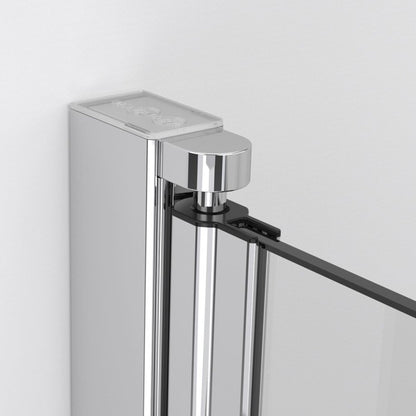 Плоска сгъваема душ кабина Radaway Eos KDD B 80x80 хром