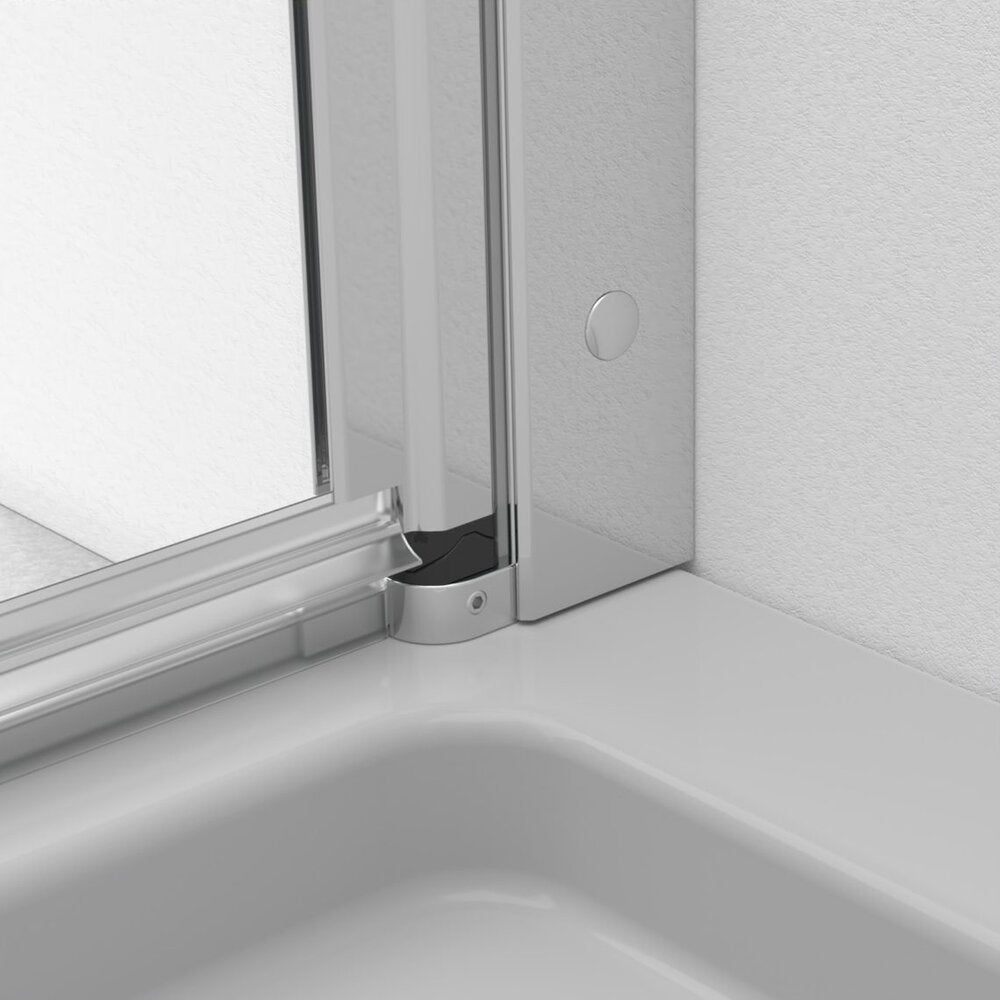 Плоска сгъваема душ кабина Radaway Eos KDD B 90x90 хром
