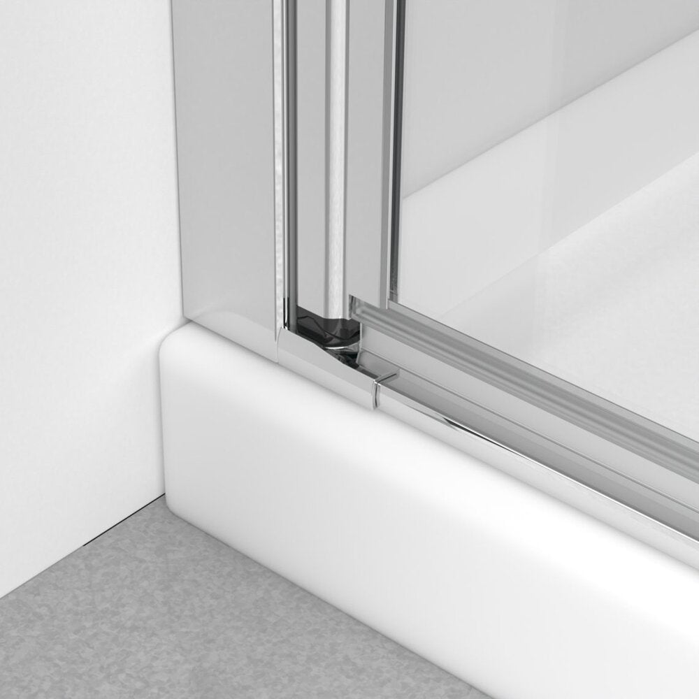 Плоска сгъваема душ кабина Radaway Eos KDD B 90x90 хром