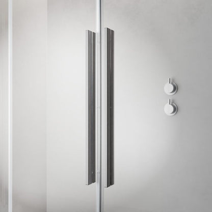 Квадратна душ кабина с плъзгащи се врати Radaway Furo KDD 90x90 cm профил злато мат