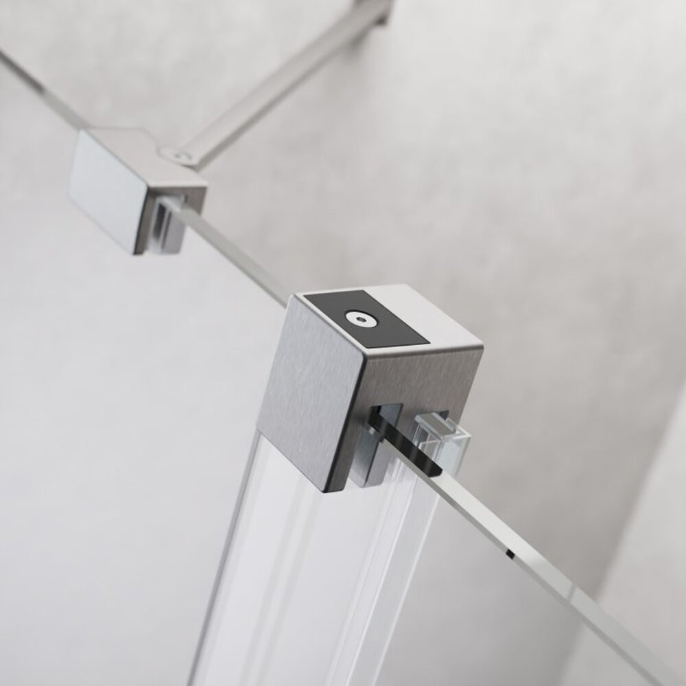 Квадратна душ кабина с плъзгащи се врати Radaway Furo KDD 90x90 cm профил злато мат