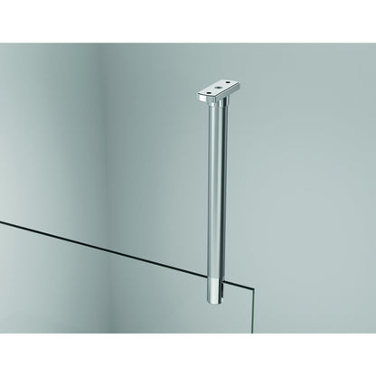 Парван за душ Walk-in SanSwiss Easy STR4P 110 см, закалено стъкло 8mm, антикалциево покритие